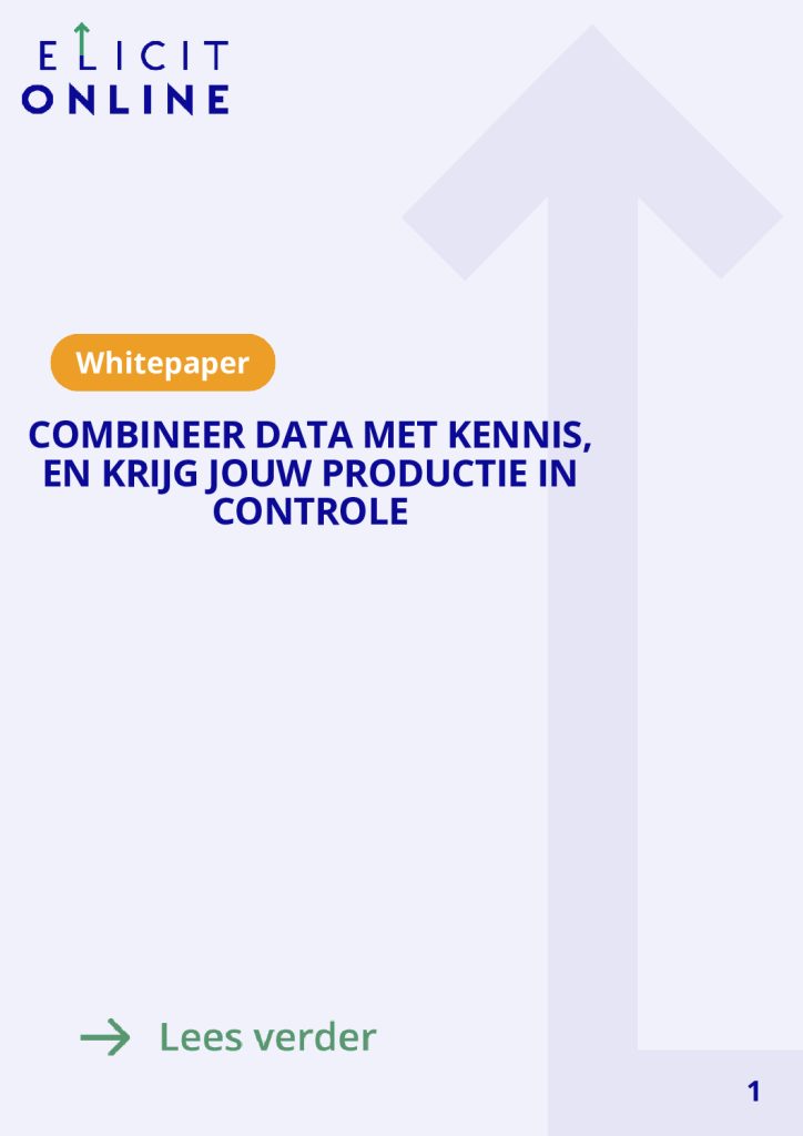 Combineer data met kennis, en krijg jouw productie in controle